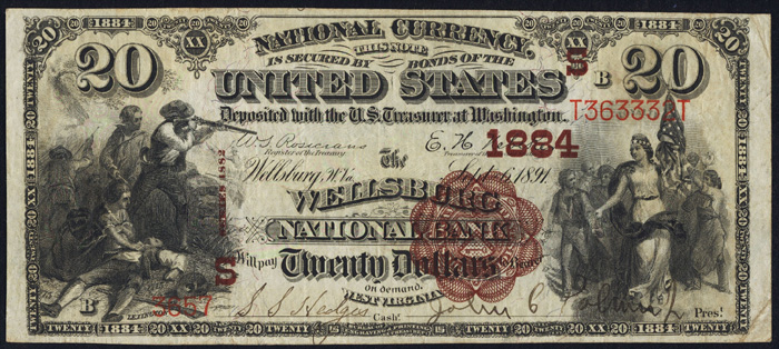 Series 1882 Brown Back – National Currency – Paper Money